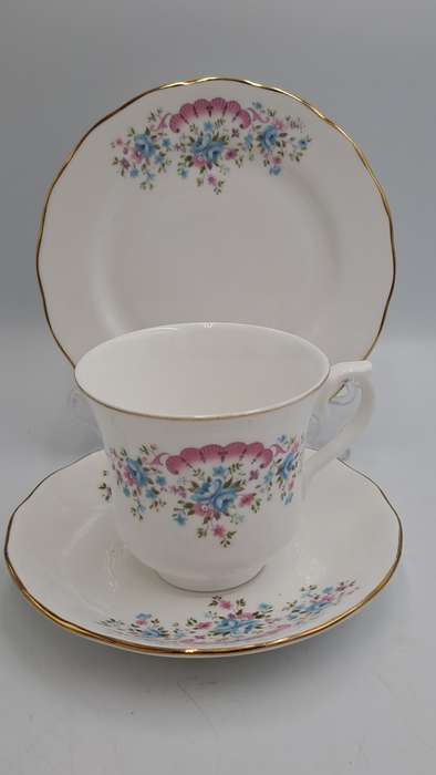 Vintage Queen Anne Trio D 97 Bone China England (6 Available)