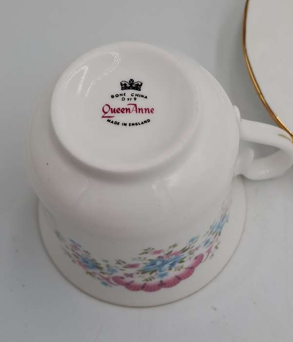 Vintage Queen Anne Trio D 97 Bone China England (6 Available)