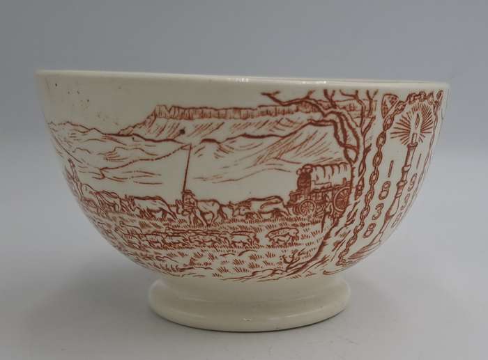 1838 to 1938 City of Johannesburg Voortrekker Centenary -Eeufees Bowl