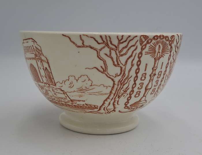 1838 to 1938 City of Johannesburg Voortrekker Centenary -Eeufees Bowl