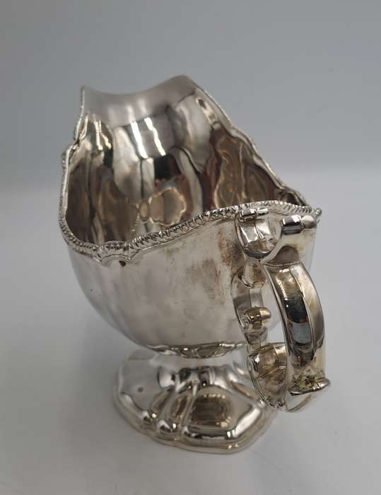 Vintage Silver-Plated Gravy Boat -Boxed