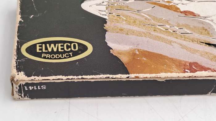Vintage Elweco Silver plated Pie Server -Boxed -Kings Pattern