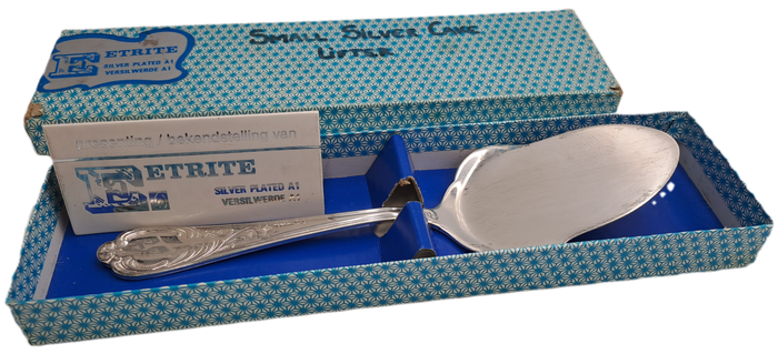 Eetrite Silver plated A1 Cake Server -Boxed