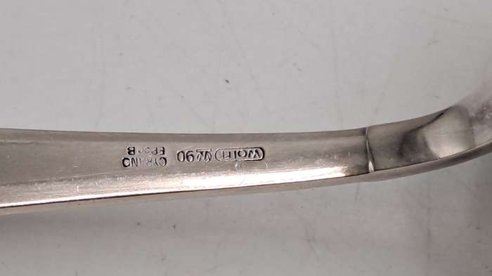 Vintage Silver Plated WOLFF W90 CYRANO Cake server electroplated on Brass