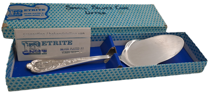 Eetrite Silver plated A1 Cake Server -Boxed