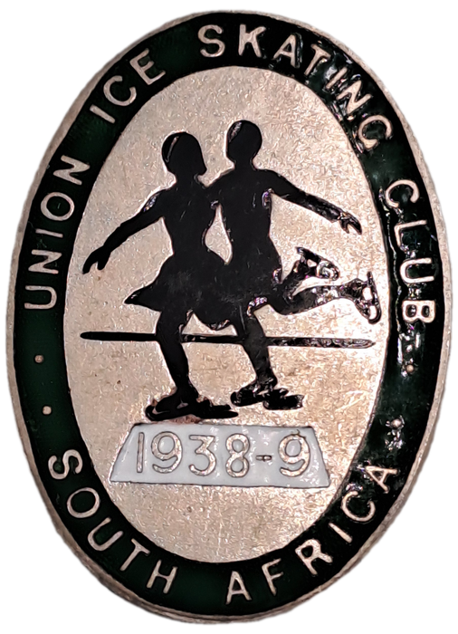 Vintage 1938-1939 South Africa Union Ice Skating Club No 234 Medal -Roden London