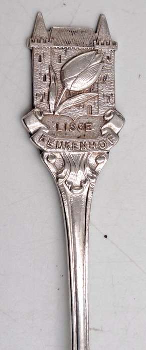 Vintage Lisse Keukenhof Souvenir spoon- Silver Plate - Made in Holland