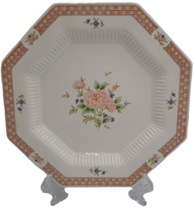 Vintage 1982-1992 Cameo Rose 20,8cm Plate By Nikko Classic Collection (10 Available)-Japan