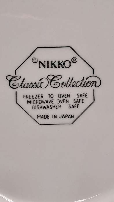 Vintage 1982-1992 Cameo Rose 20,8cm Plate By Nikko Classic Collection (10 Available)-Japan