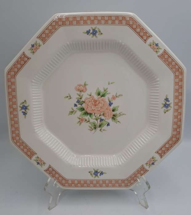 Vintage 1982-1992 Cameo Rose Large Dinner Plate By Nikko Classic Collection (11 Available)-Japan