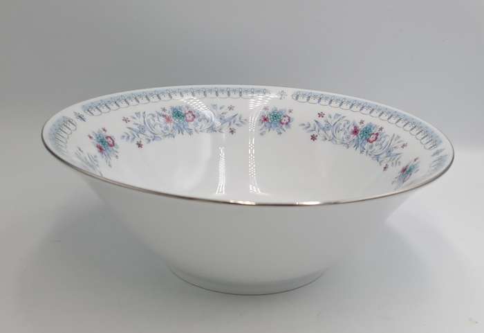 Crown Ming HARMONY Floral Fine China Salad Bowl  By Jian Shiang Made in China