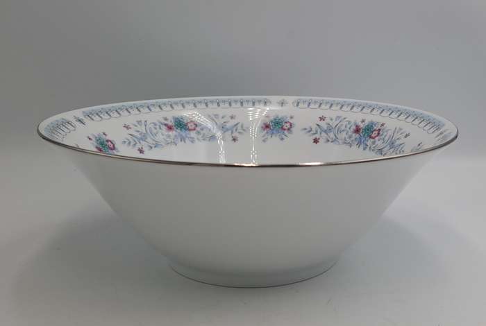 Crown Ming HARMONY Floral Fine China Salad Bowl  By Jian Shiang Made in China