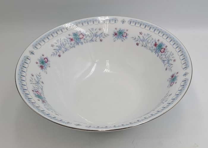 Crown Ming HARMONY Floral Fine China Salad Bowl  By Jian Shiang Made in China
