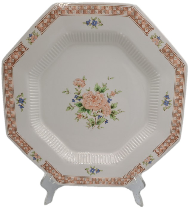 Vintage 1982-1992 Cameo Rose Large Dinner Plate By Nikko Classic Collection (11 Available)-Japan