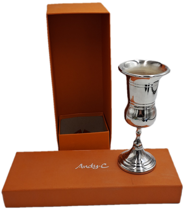 Andy C Silver Plated  Goblet -Boxed 15cm