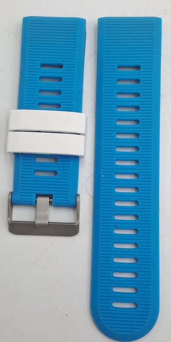 New 26mm Blue Silicone Quick fit Band for Garmin Fenix-Tactix-enduro-(see compatibility )