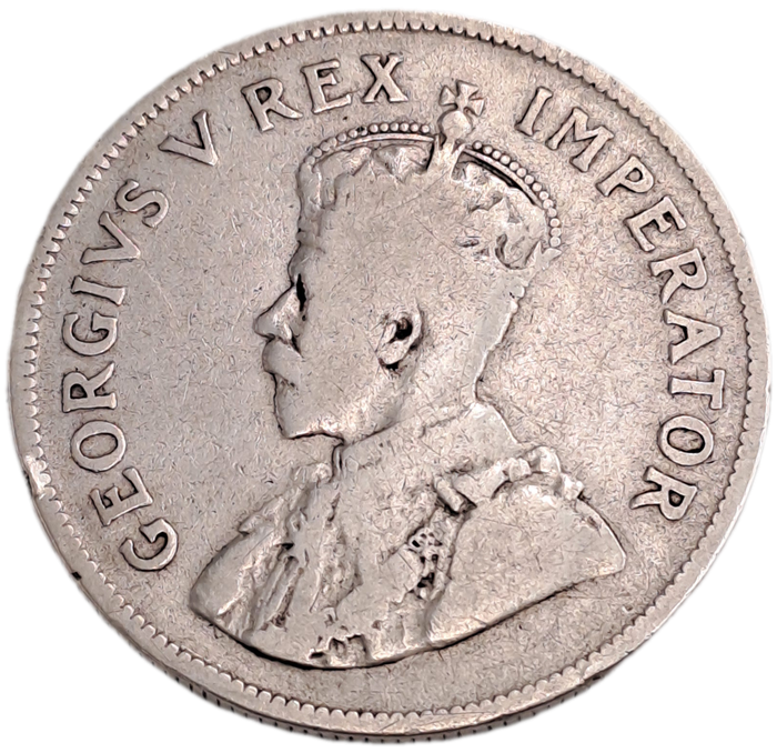 1935 South Africa 2½ Shillings (Silver .800)- George V