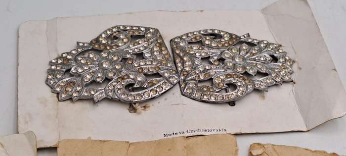 1950's art Deco Costume Jewelry 6 pieces Made in Czechoslovakia