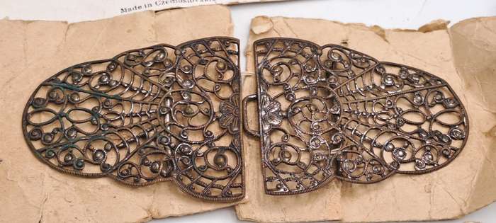 1950's art Deco Costume Jewelry 6 pieces Made in Czechoslovakia