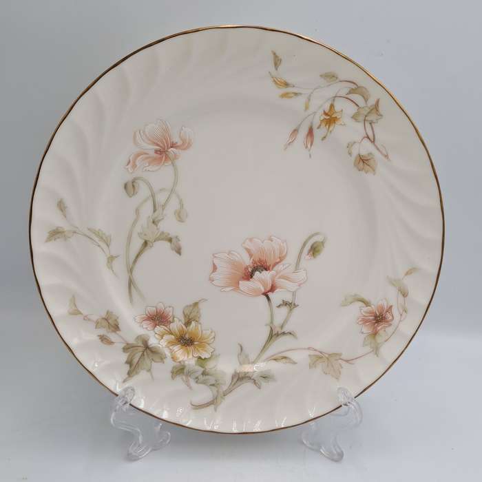 Vintage Gorham TRELLIS Fine China Salad Plate 24kt Gold Hand Banded Japan-Mint -6 Available