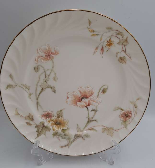 Vintage Gorham TRELLIS Fine China Salad Plate 24kt Gold Hand Banded Japan-Mint -6 Available