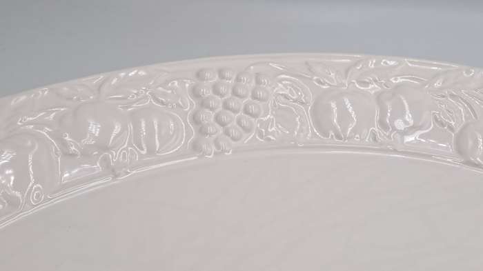 A Large Porcelain Woolworths Oval Serving Platter Imported from Portugal