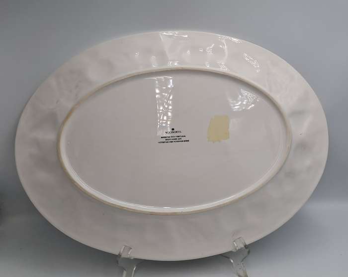 A Large Porcelain Woolworths Oval Serving Platter Imported from Portugal