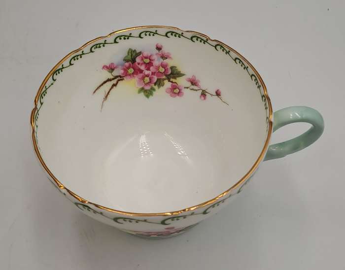 Vintage Vintage Shelley Fine bone Tea Cup and Side Plate -Blossom Pattern-4 Available