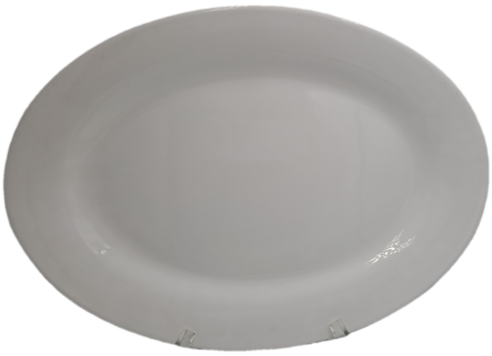 A Large Porcelain REDENT Oval Serving Platter