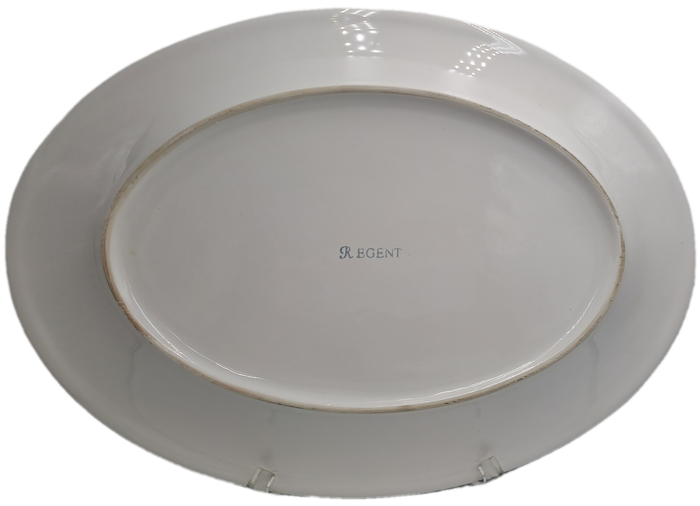 A Large Porcelain REDENT Oval Serving Platter