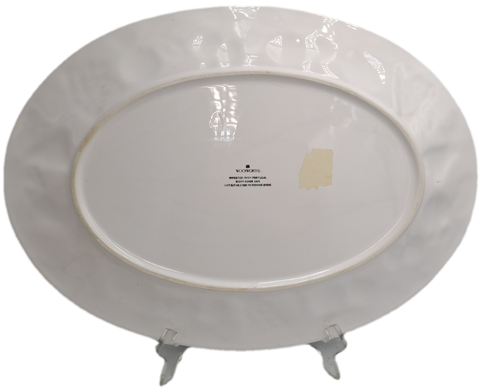A Large Porcelain Woolworths Oval Serving Platter Imported from Portugal
