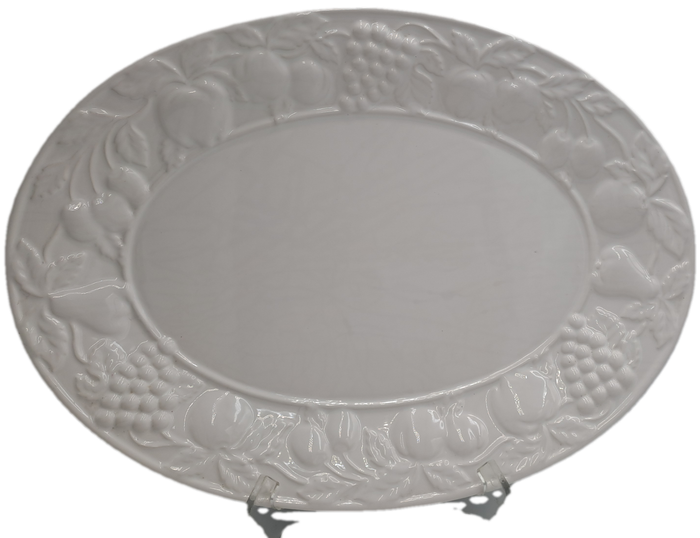 A Large Porcelain Woolworths Oval Serving Platter Imported from Portugal