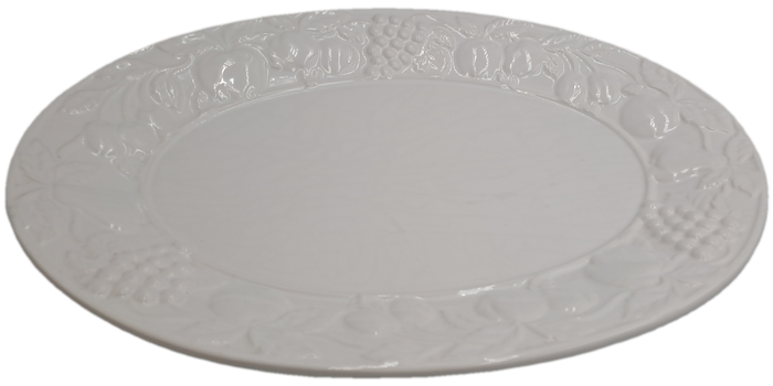 A Large Porcelain Woolworths Oval Serving Platter Imported from Portugal