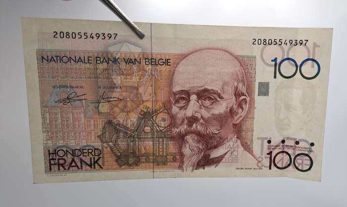 1986-1989) Belgium 100 Francs Bank note