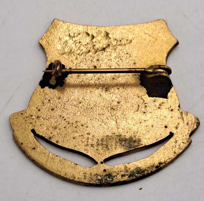 Vintage Pretoria West Bowling Club Pin /Badge - Brass and Enamel