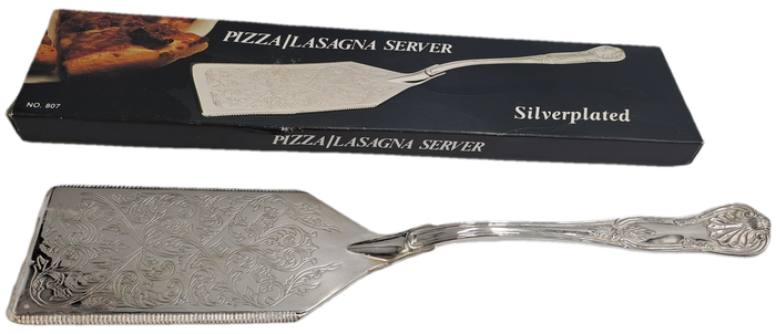 Vintage Silver Plated Pizza/Lasagna server-Boxed