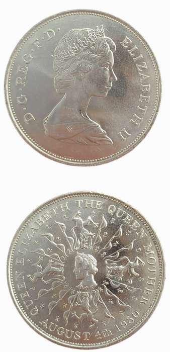 1980 United Kingdom 25 New Pence - Elizabeth II Queen Mother