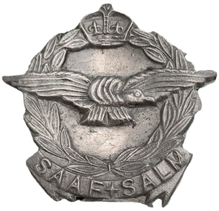Vintage WWII SAAF-SALM Pewter or lead Paper weight? 9,5cm x 9,5cm