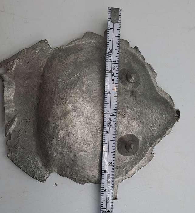 Vintage WWII SAAF-SALM Pewter or lead Paper weight? 9,5cm x 9,5cm