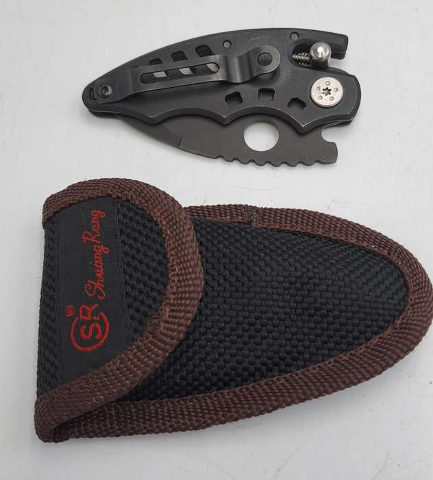 CSR Claw Folding Knife in pouch