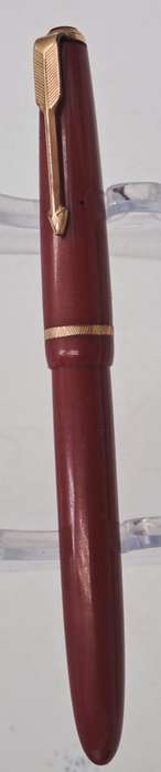 Vintage Ladies Parker 14kt Gold Nib Fountain Pen with squuese Converter -INK tested- 12,5cm