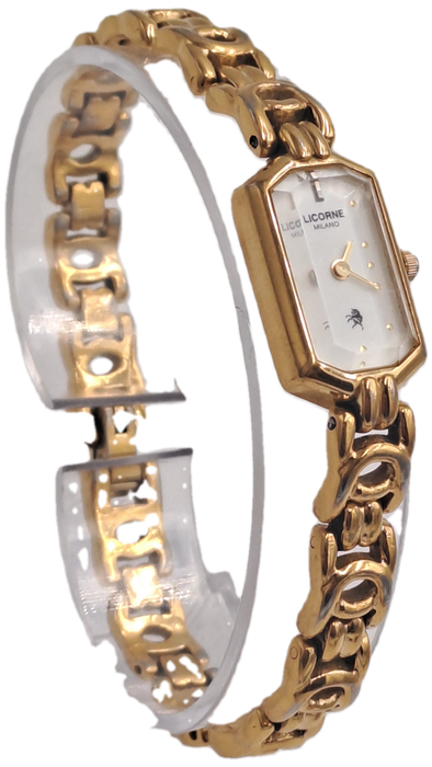 Vintage Ladies Swiss Gold Plated LICORNE Milano Mechanical watch-working