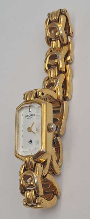 Vintage Ladies Swiss Gold Plated LICORNE Milano Mechanical watch-working