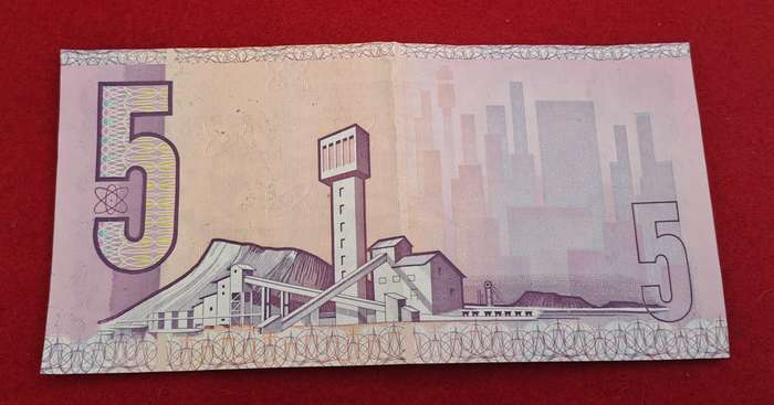 1984 GPC de Kock 5 Rand Note-3rd Issue -