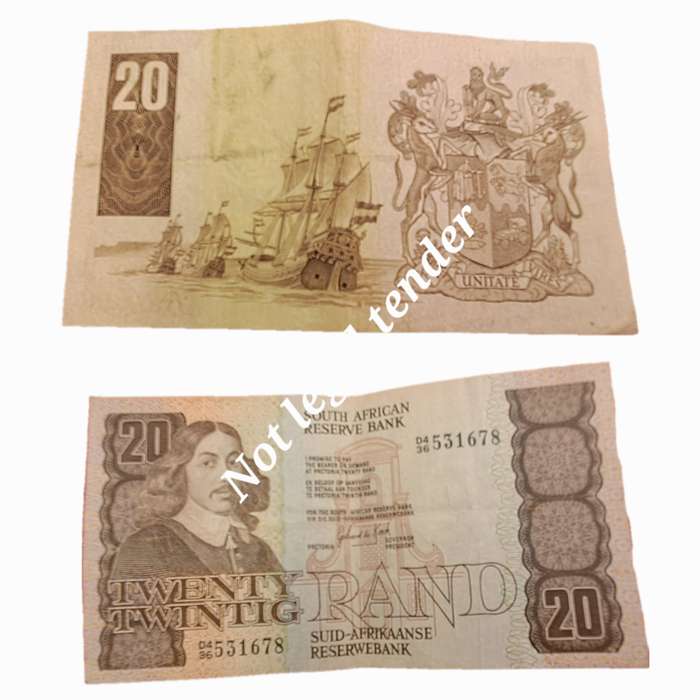 1984 GPC de Kock 20 Rand Note-3rd Issue -