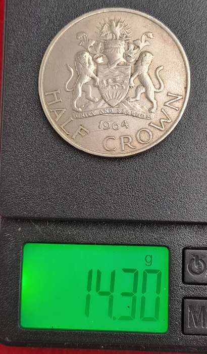 1964 Malawi  ½ Crown