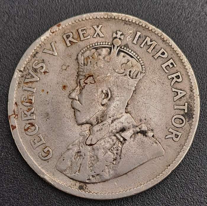 1925 South Africa Silver 2½ Shillings - George V