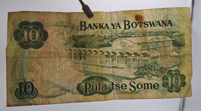 1999-2002 Botswana 10 Pula Bank Note