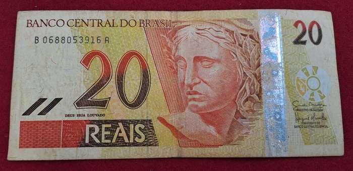 2002-2010 Brazil 20 Reais 1st. Family, Stamp A Uncirculated