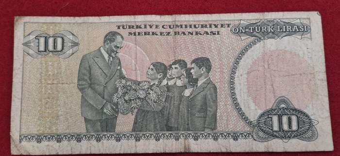 1982 Turkey  10 Lira